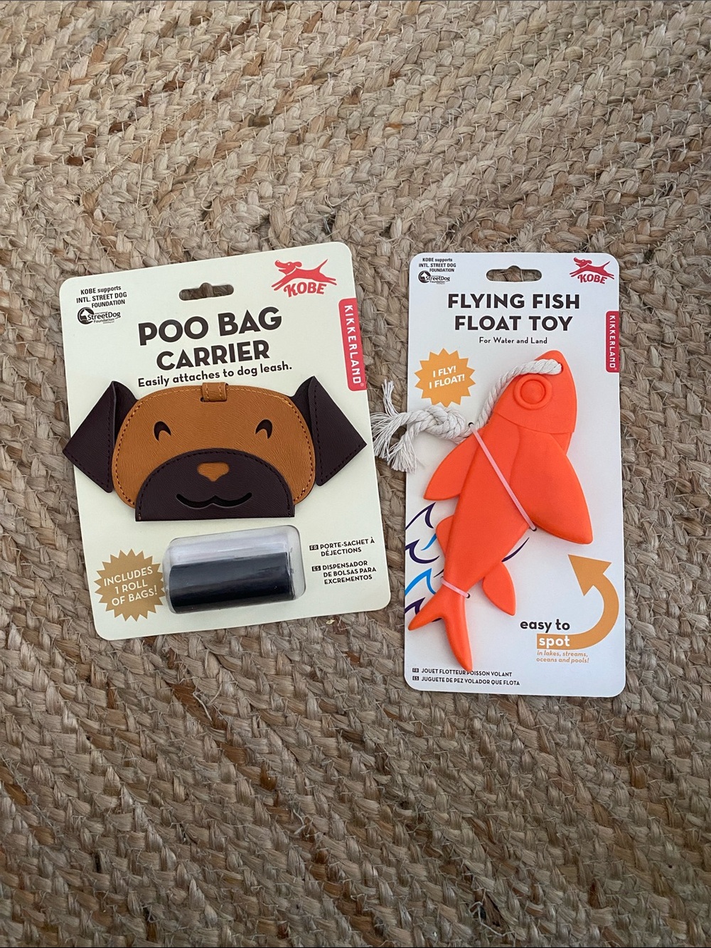 Kikkerland Poo Bag Carrier & Float Toy Bundle NEW
